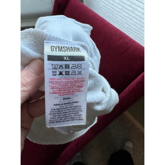 GYMSHARK white athletic shorts - Picture 4 of 4